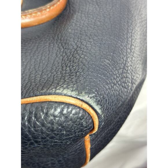 VTG Dooney & Bourke Women’s Leather AWL Gladstone Bag W/ Matching Coin Bag Rare - Picture 8 of 16